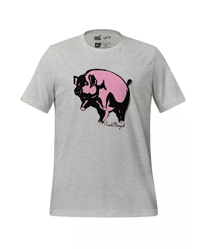 

Мужская и женская серая футболка Pink Floyd Animals Tri-Blend Section 119