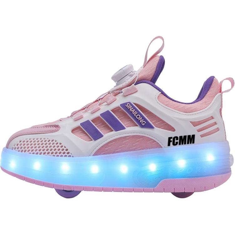 

Противоскользящие, легкие, амортизирующие, детские кроссовки для скейтбординга FCMM, розовый