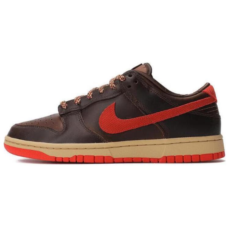 

Кроссовки Dunk Low Retro Light British Tan Nike, Dark Umber/Orange