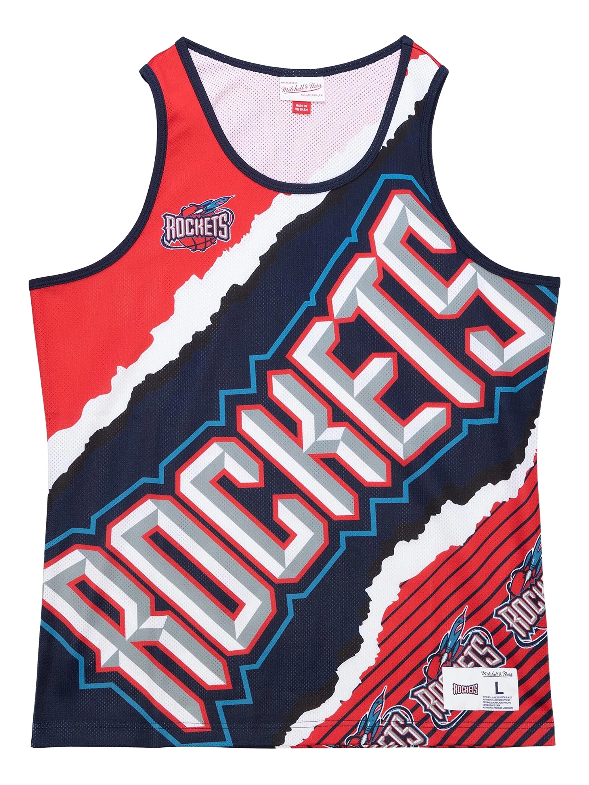

Топ Jumbotron 2.0 Houston Rockets с круглым вырезом Mitchell & Ness, красный