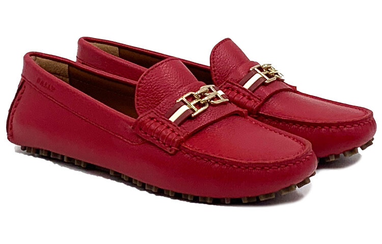 Женская повседневная обувь женская красная Bally — фото 4