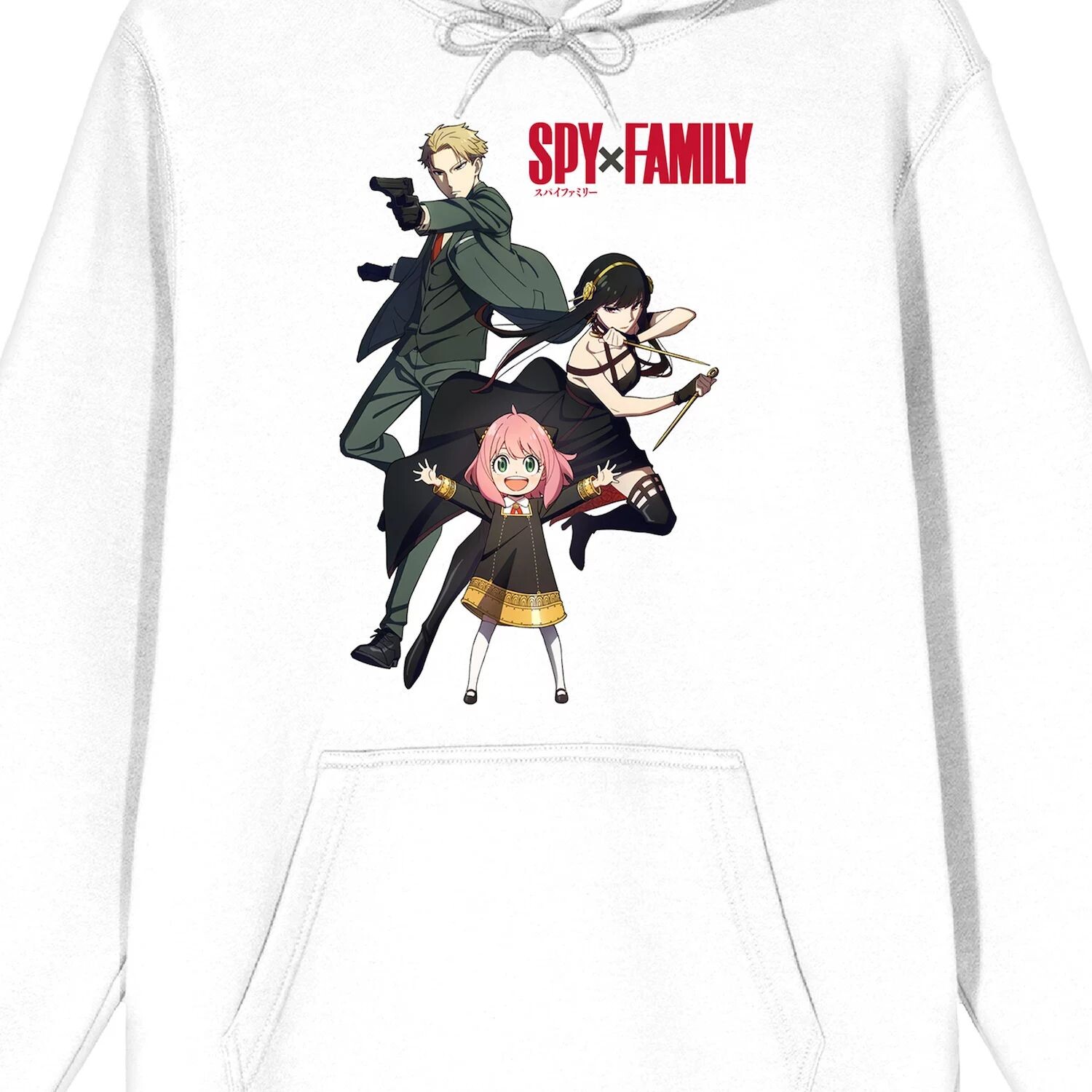 

Мужская толстовка с капюшоном Spy X Family Forger Family Licensed Character