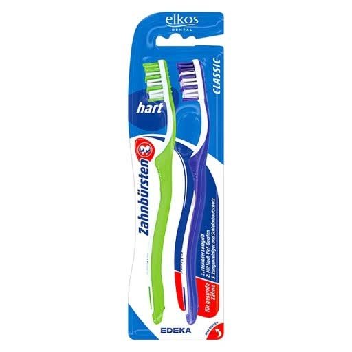 

Elkos DentaMax, Зубные щетки, Жесткие 2 шт.