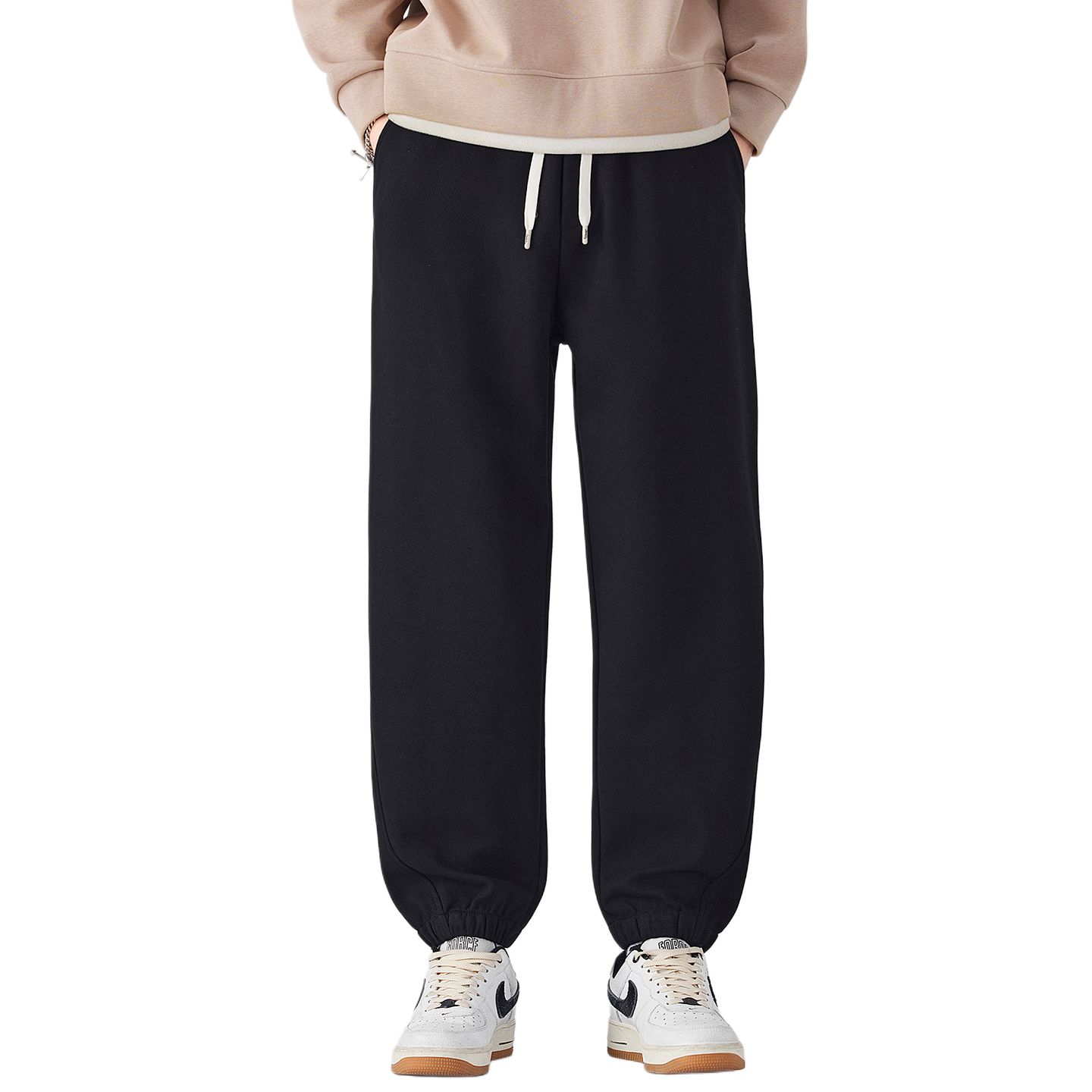 

Брюки Casual Leisure Collection Unisex Jeep, черный fleece-lined