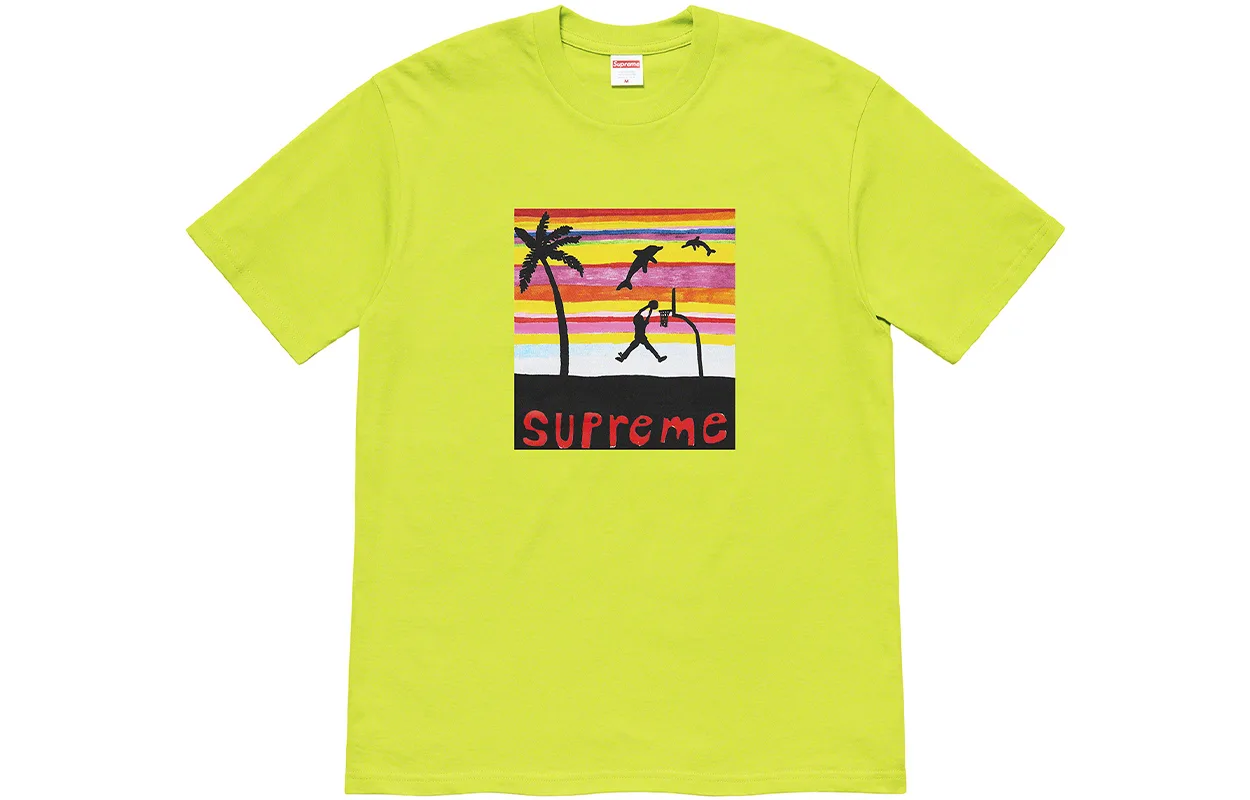 Футболка Dunk Supreme, Green Yellow