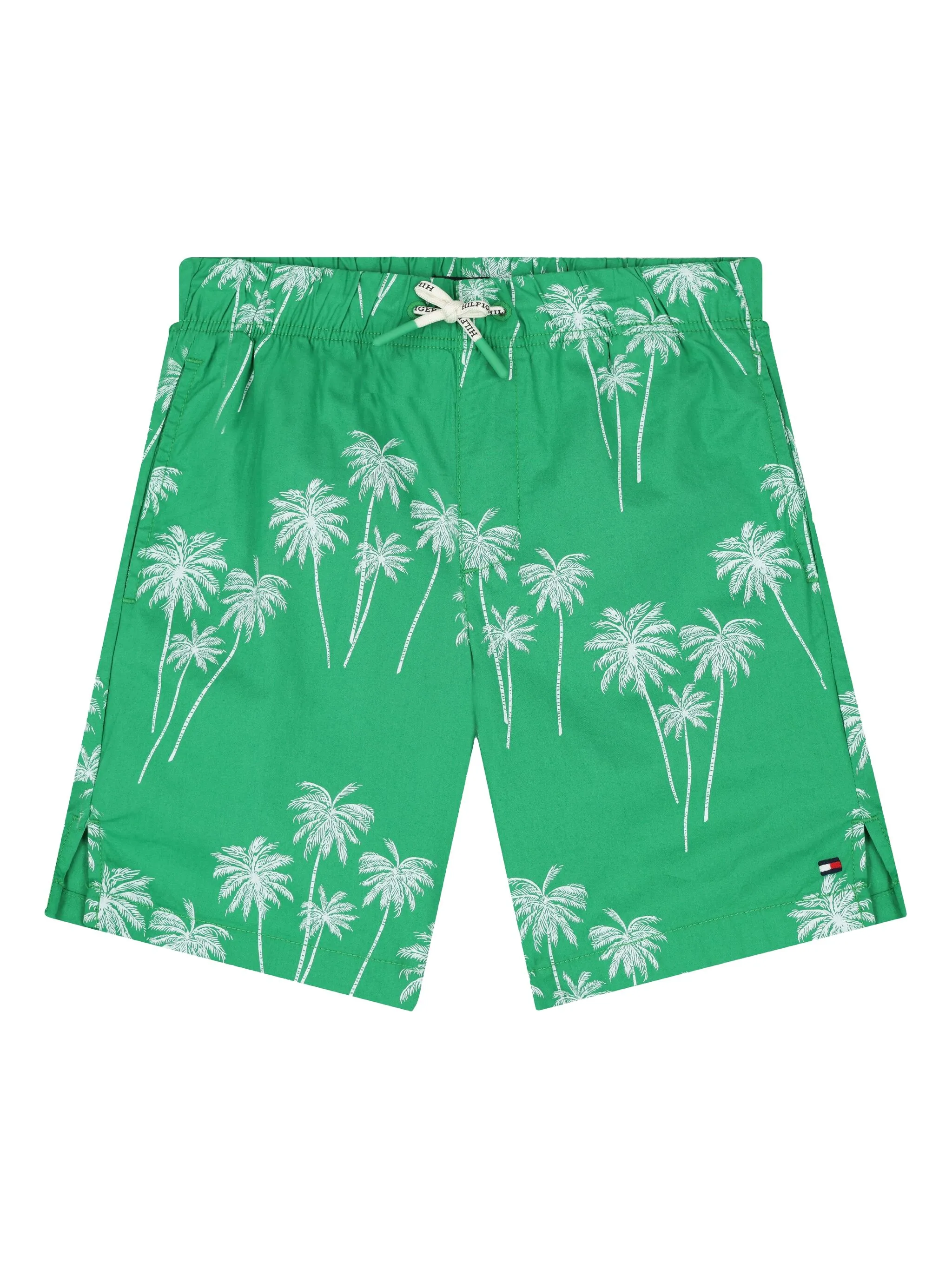

Шорты из эластичного хлопка Tommy Hilfiger Junior, зеленый