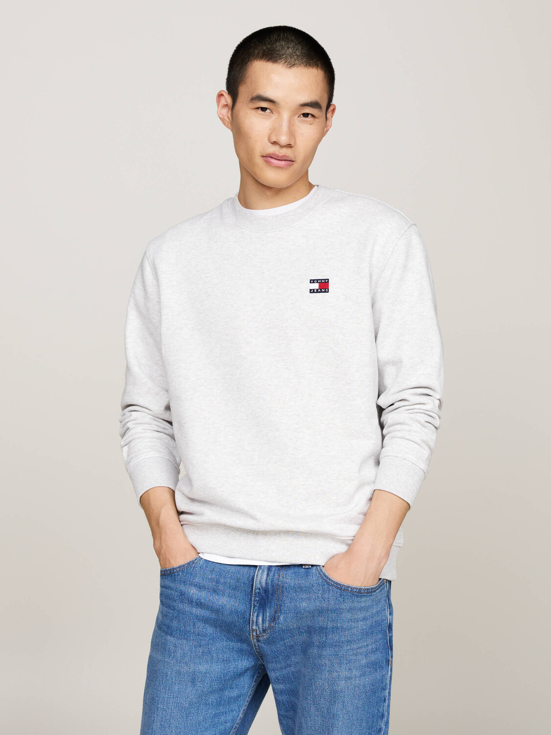 

Толстовка Tommy Jeans Regular Fit, серый