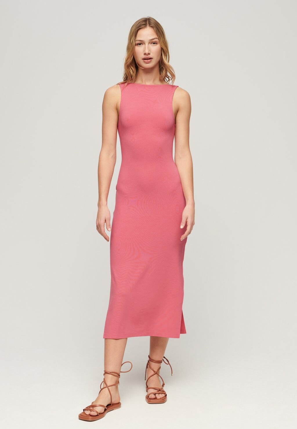 

Платье-футляр TWIST BACK MIDI Superdry, розовый