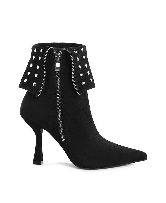 Ботинки Piccini Stud с отворотом и декором из заклепок London Rag, черный