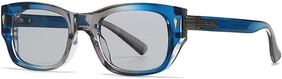 

Модные женские двухцветные солнцезащитные очки в стиле ретро, ​​мужские очки с заклепками, «кошачий глаз», градиентные линзы, защита от ультрафиолета UV400 TKKTLLT, Grey Blue Light Grey