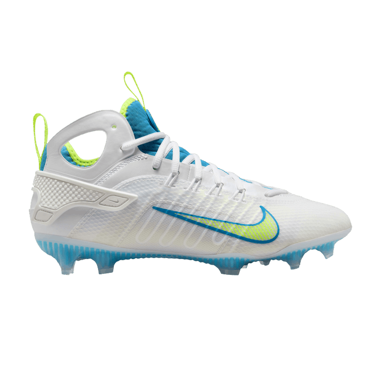 

Кроссовки Huarache 9 Elite Mid LAX SE 'Vivid Blue Volt', белый