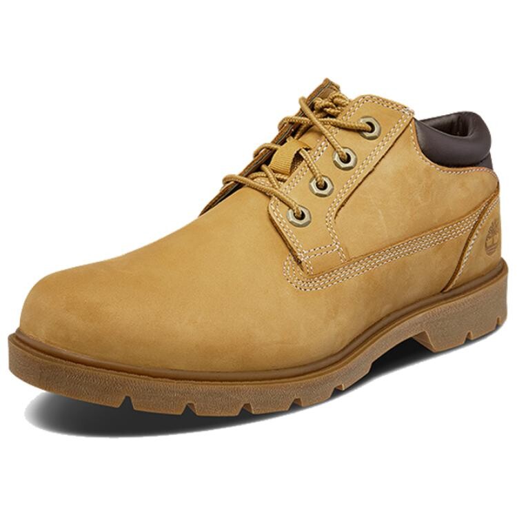 Ботинки мужские Timberland для активного отдыха, водонепроницаемые, кожаные, пшеничные — фото 2