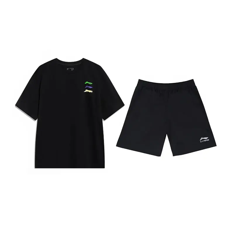 

LINING Повседневная спортивная одежда Unisex Black+Black