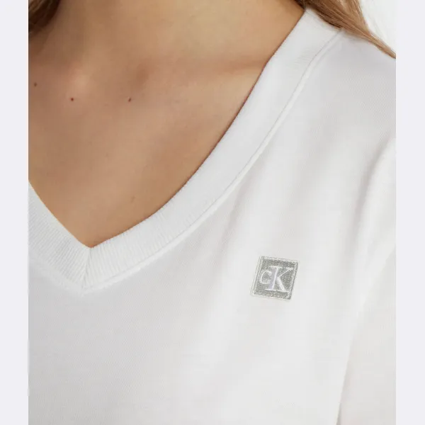 Футболка стандартного кроя Calvin Klein, белый — фото 4
