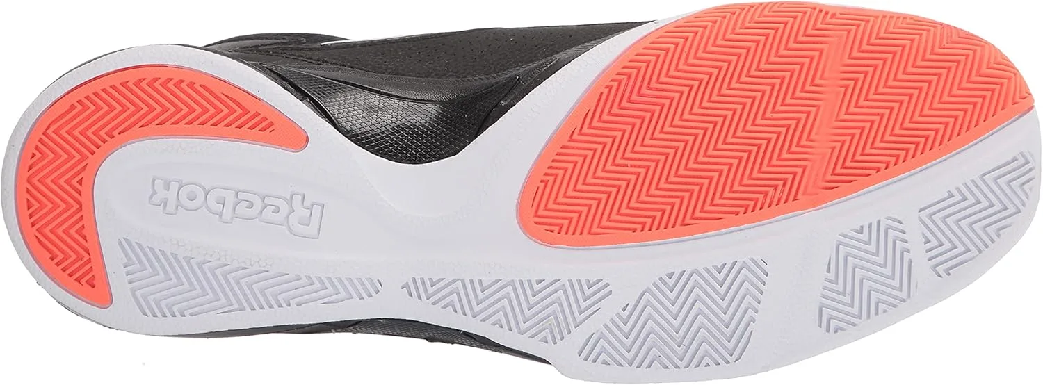 Мужские кроссовки Reebok Vision Mid Trainers, белый/черный/оранжевый — фото 4