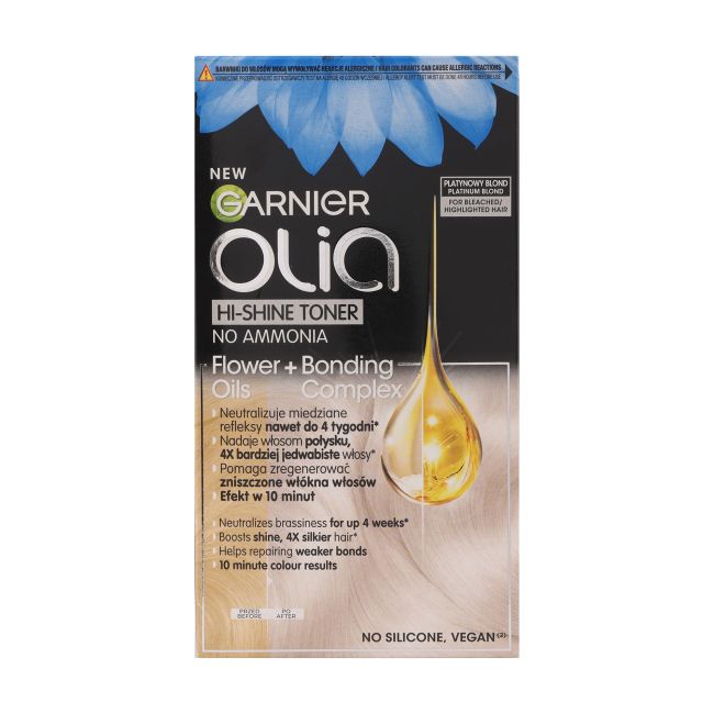 

Olia hi-shine toner краска для волос без аммиака Garnier, цвет 10.01