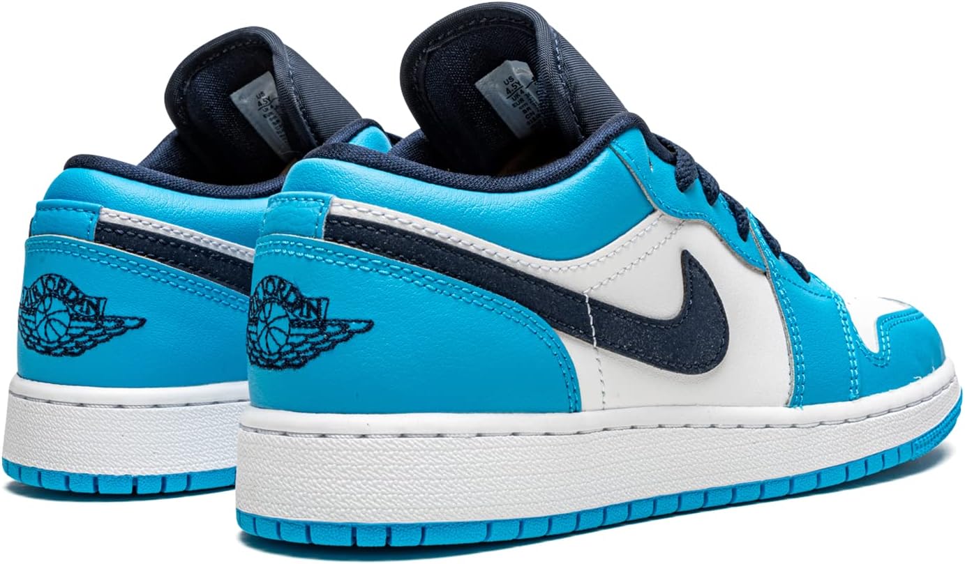 Детские кроссовки Nike Air Jordan 1 Low для школы, белый/синий — фото 3
