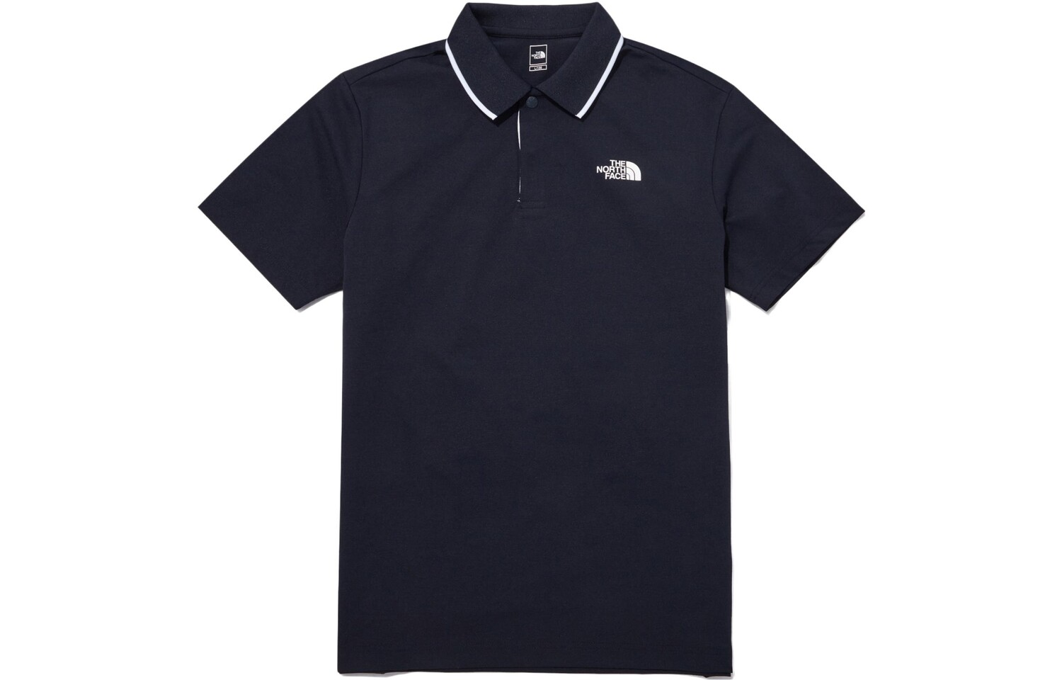 

Рубашка поло унисекс темно-синяя The North Face, темно-синий