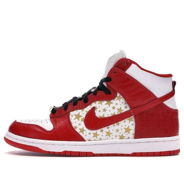 

Кроссовки x supreme sb dunk low pro 'red' Nike, белый