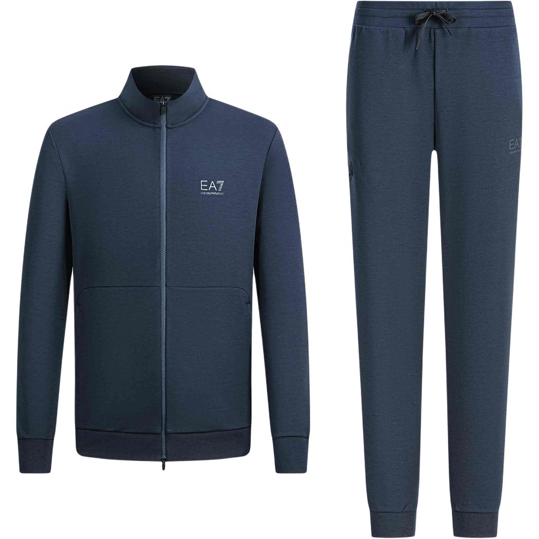 

EA7 FW25 мужская повседневная спортивная одежда EMPORIO ARMANI, темно-синий