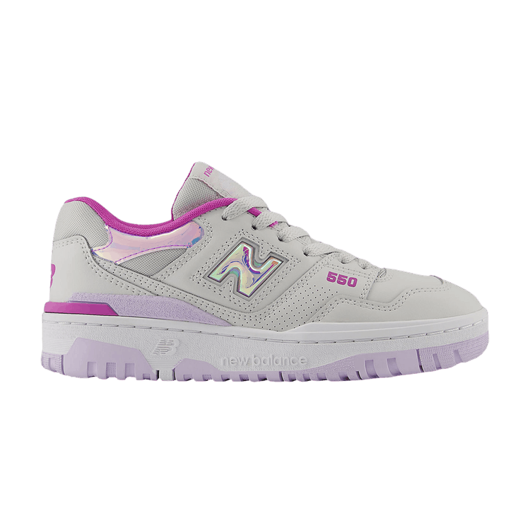 

Кроссовки New Balance 550 Big Kid 'Grey Matter Bright Lavender', серый