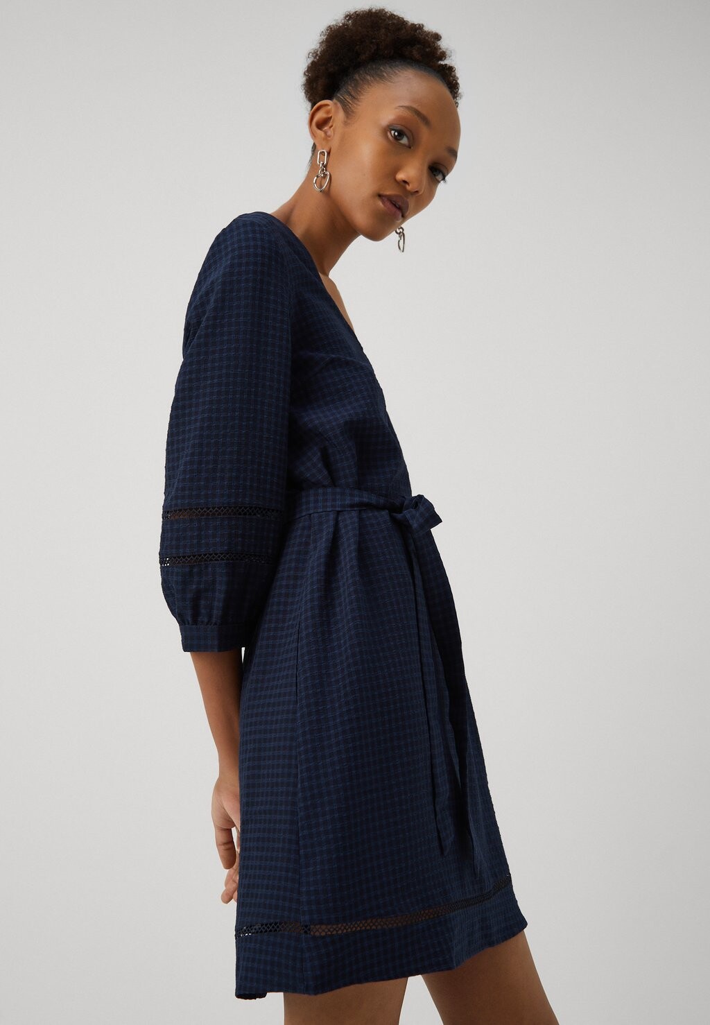 

Дневное платье Vmkarin Jill 3/4 Short Dress Vero Moda, темно-синее