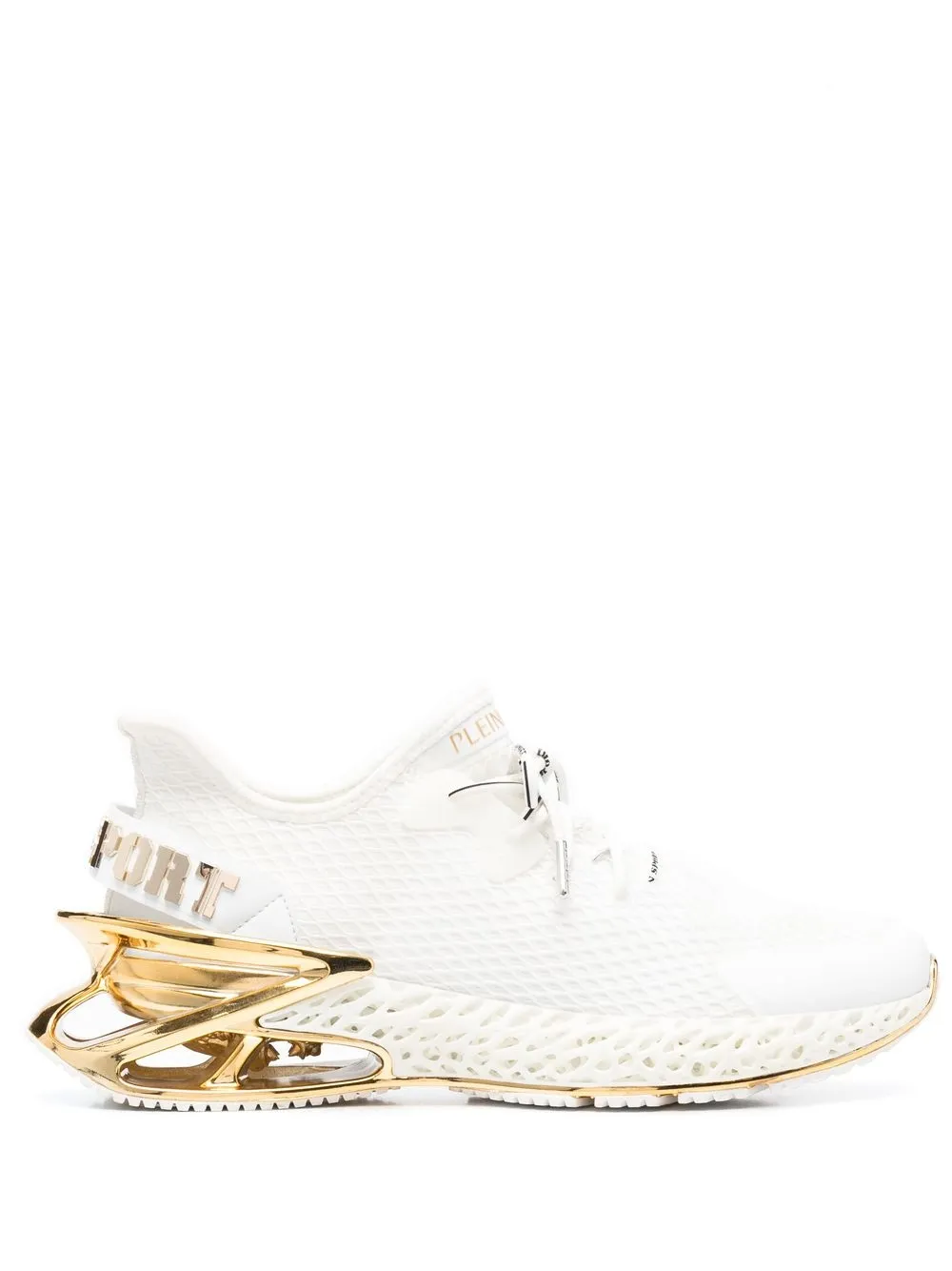 

Кроссовки Thunder Force на шнуровке Plein Sport, белый