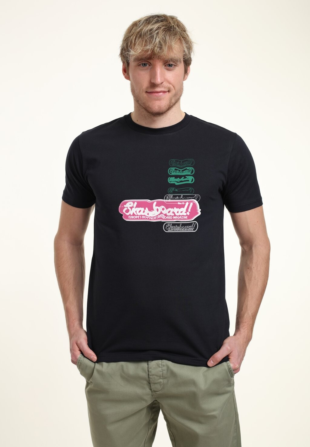 

Футболка с принтом SKATEBOARD MAGAZINE STATIC Henry Tiger, темно-синий