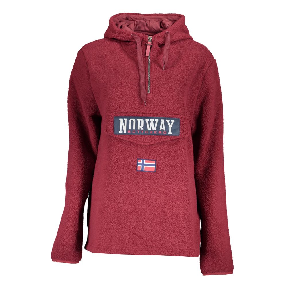 

Шикарная фиолетовая толстовка с капюшоном и уникальной отделкой Geographical Norway