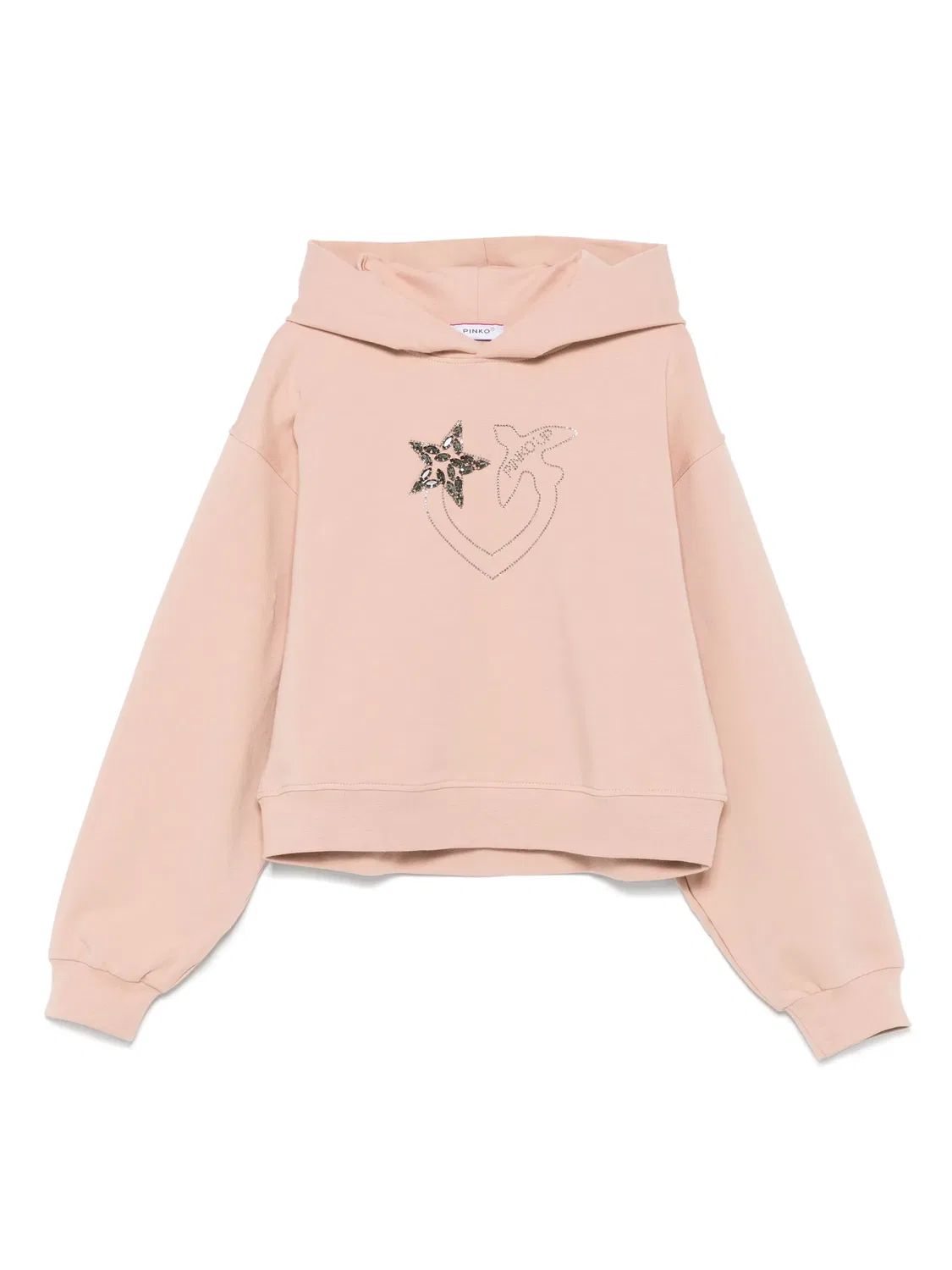 Флисовое худи Pinko Kids