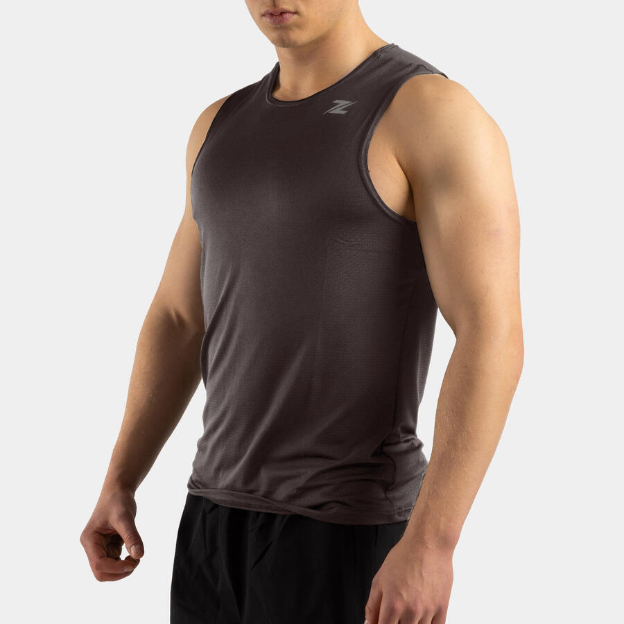 

Мужская спортивная майка ZEUZ Sport Tank Top - Спортивная одежда - Фитнес - Коричневый - Размер L