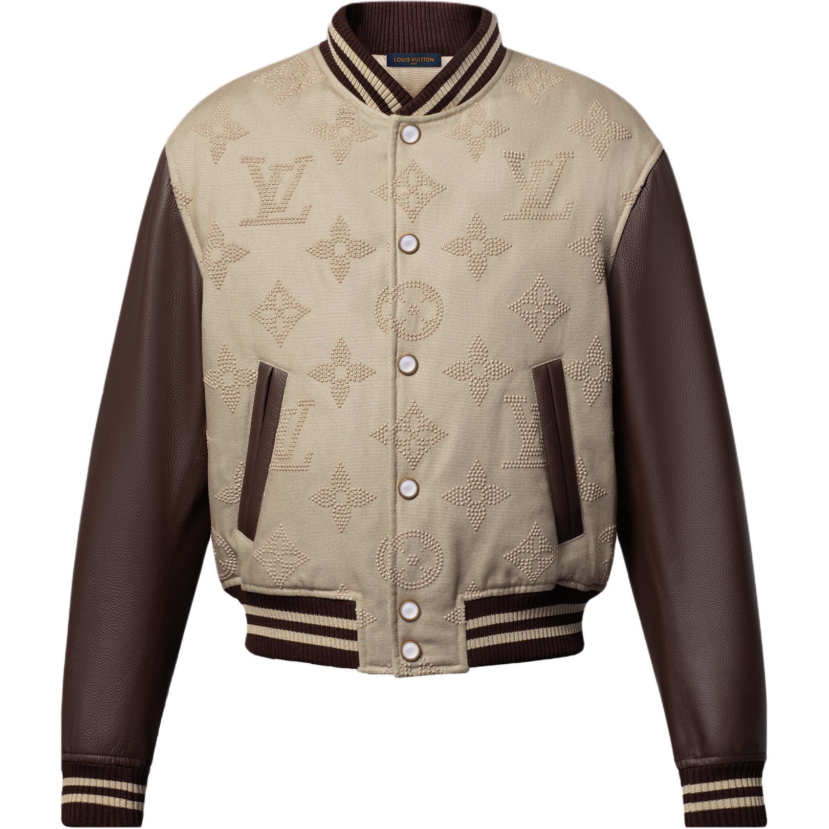 

LOUIS VUITTON Вышитая бейсбольская куртка с монограммой, Multicolor