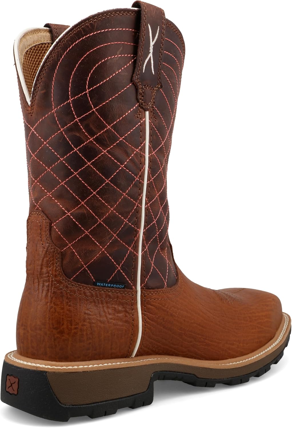 Ботинки Twisted X Men's 11 UltraLite X, с квадратным носком Nano Toe и технологией UltraLite X, Umber & Baked Clay — фото 4