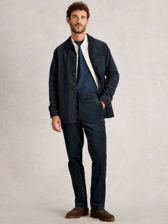 

Прямые брюки в рубчик White Stuff, Charc Grey