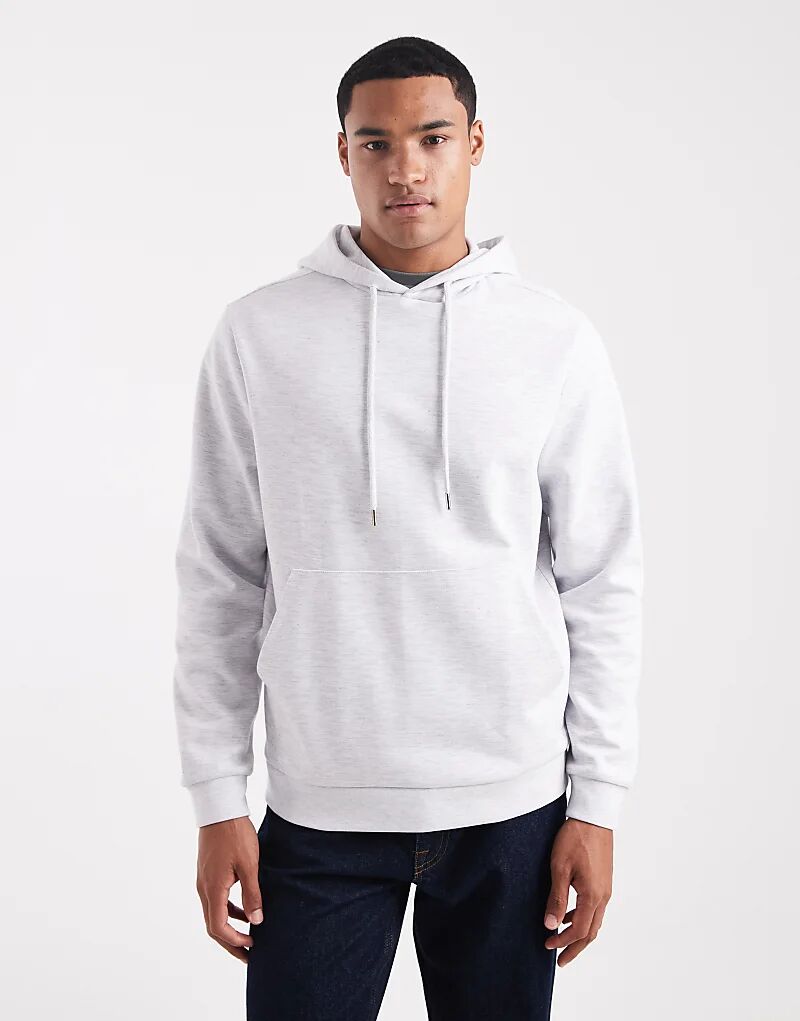 

Толстовка с капюшоном ASOS DESIGN серого цвета с мехом