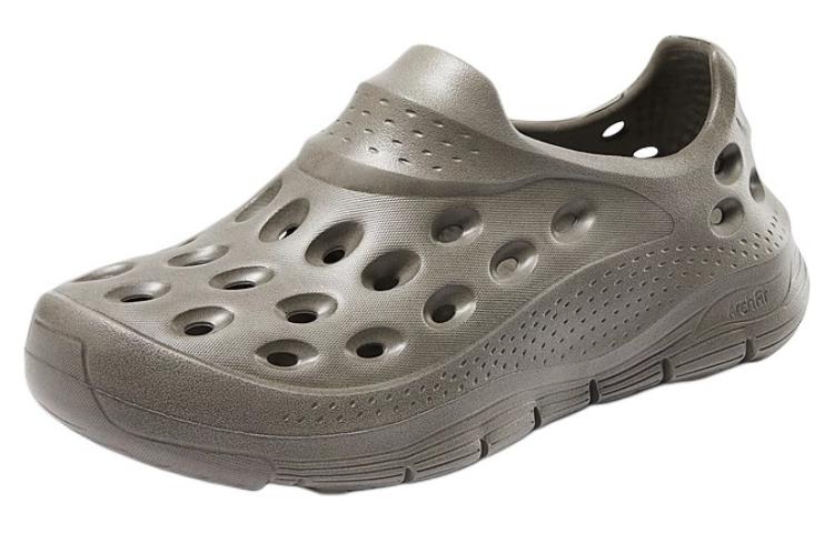 Фоамис Клоги Мужские Темно-Тауповые Skechers, Темно-Тауповый Умбра — фото 2