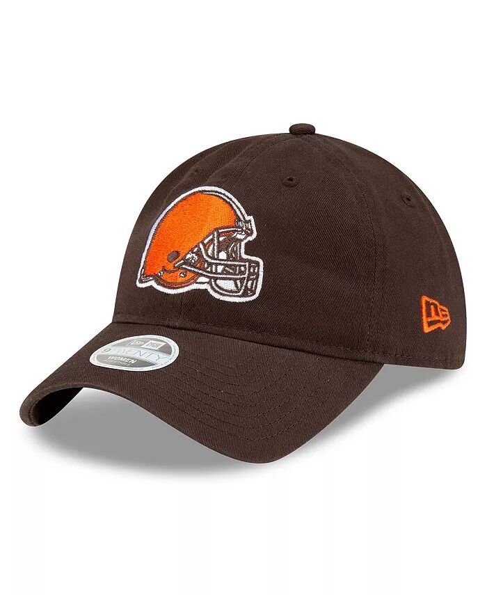 

Женская коричневая кепка Cleveland Browns Core Classic 9TWENTY Adjustable New Era