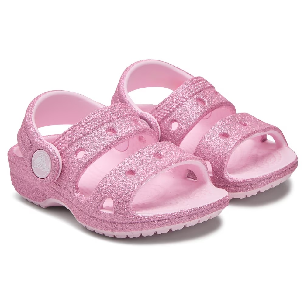 

Детские классические сандалии для малышей Crocs, pink glitter