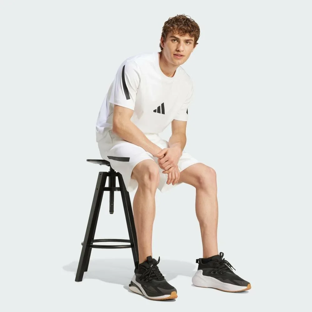 Шорты Adidas ZNE, цвет White — фото 3
