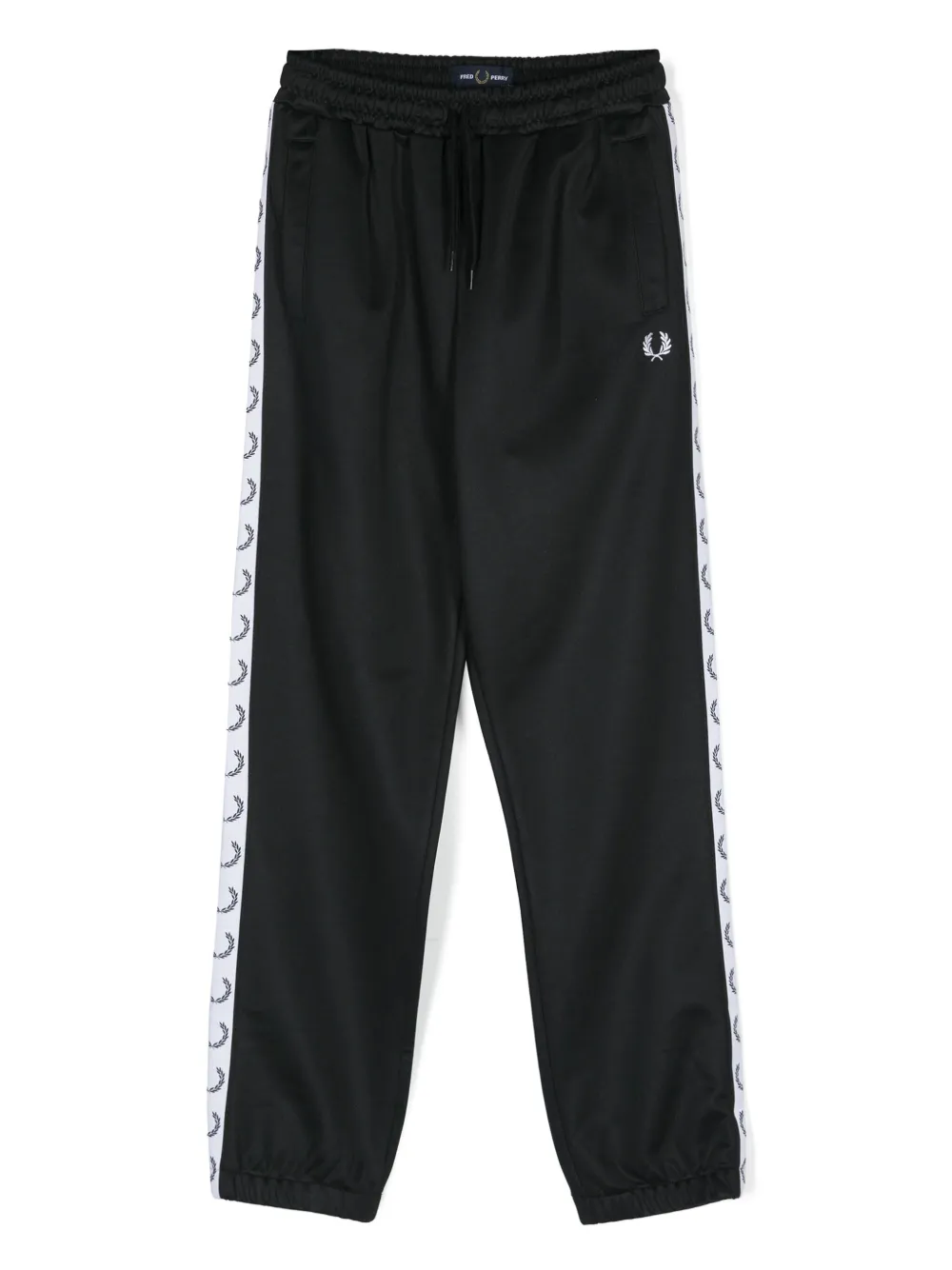 

Спортивные брюки с логотипами Fred Perry Kids, черный