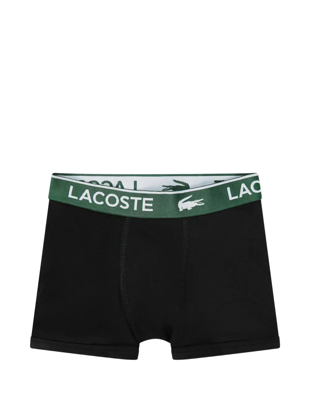 Боксеры с логотипом (комплект из трех штук) Lacoste Kids, черный — фото 4