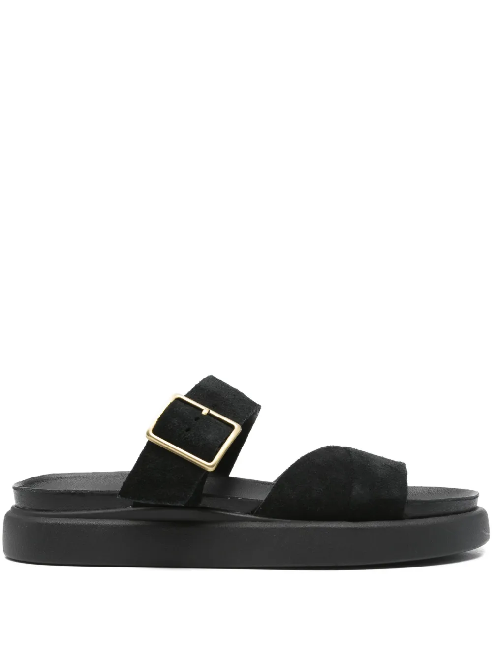 Сандалии Aristella на платформе с пряжками Clarks, черный