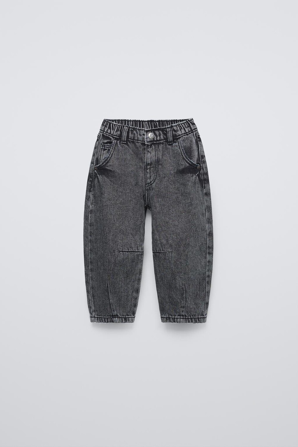 

Джинсы с кислотной поморкой ZARA, серый
