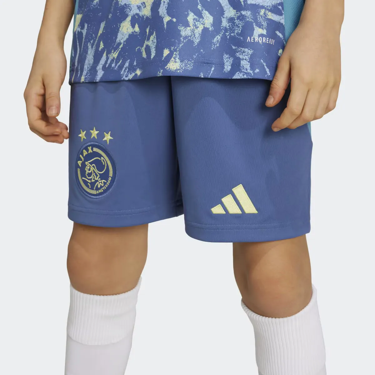 

Шорты детские выездные AFC Ajax 2024-2025 Adidas, синий