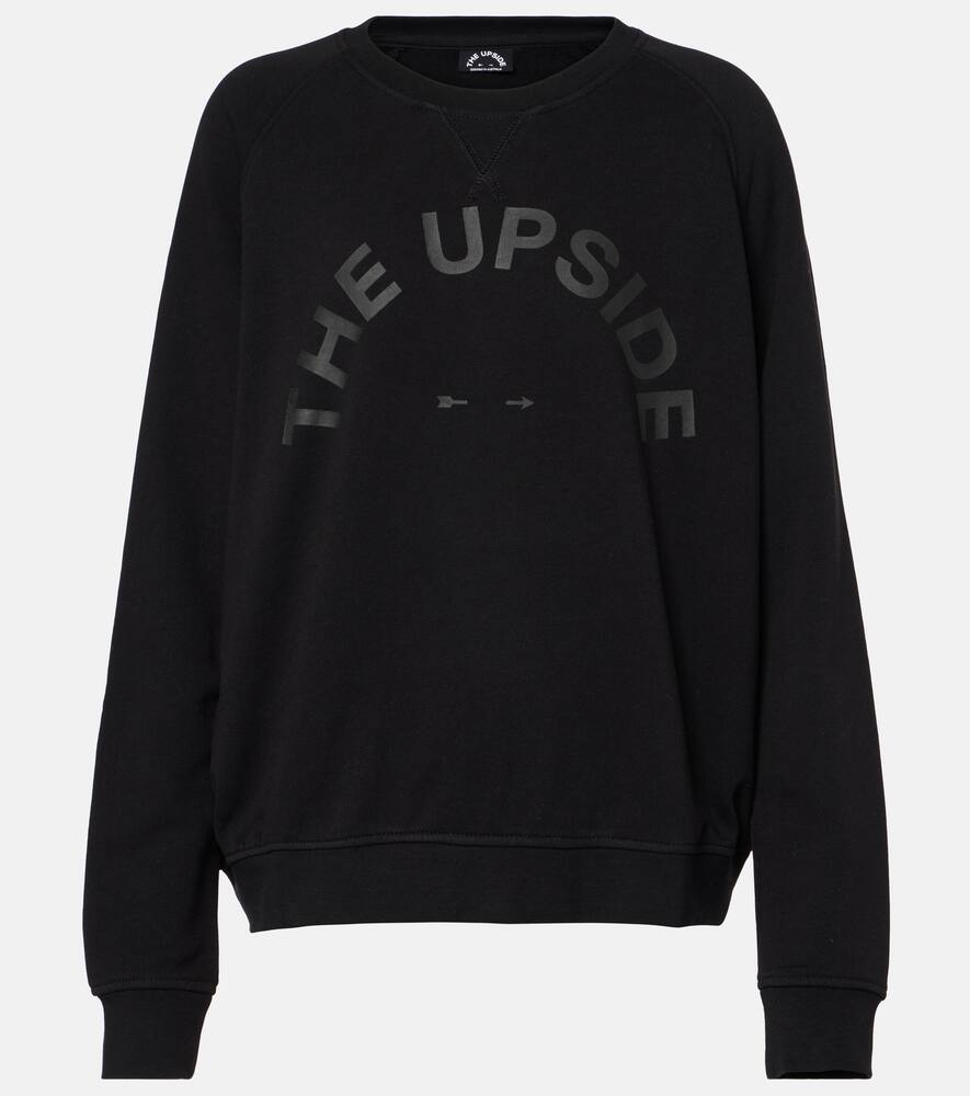 

Ньюпорт хлопковый махровый свитшот The Upside, Black