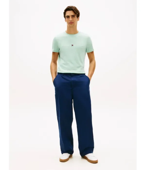 Футболка slim fit Tommy Hilfiger, мятный — фото 2