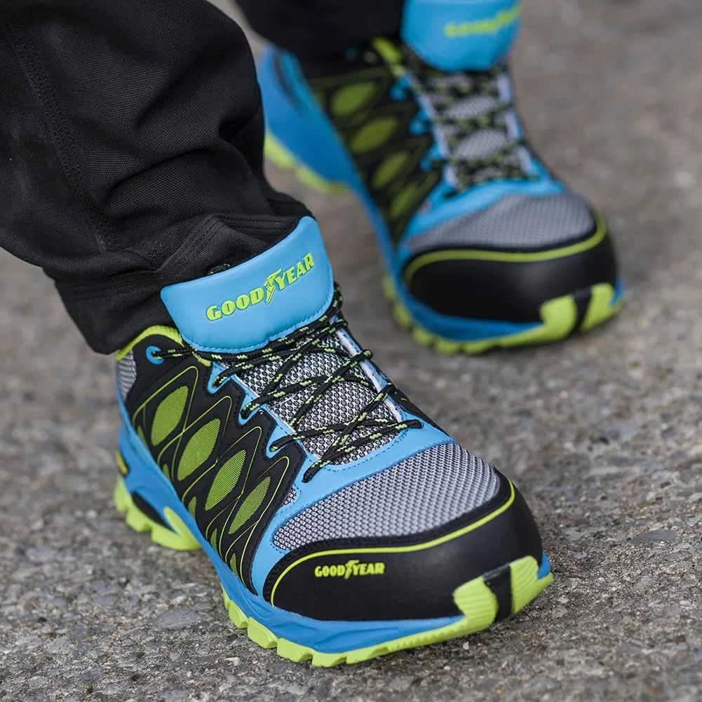 Кроссовки Goodyear Herren Metallfreie Arbeitssicherheit с неметаллическим покрытием Stoffkappe S1p / SRA/HroSneaker, Multicoloured — фото 2