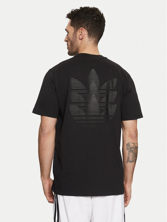 Футболка обычного кроя Trefoil Series JP0193 Adidas, черный — фото 3