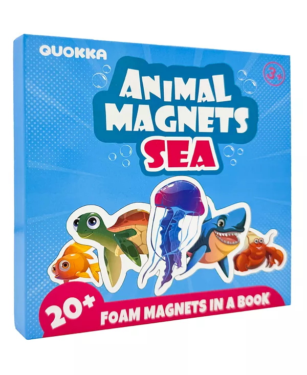 

Магнитные пазлы для путешествий – 20+ предметов, увлекательная дорожная игра для детей 3-5 лет Quokka, sea