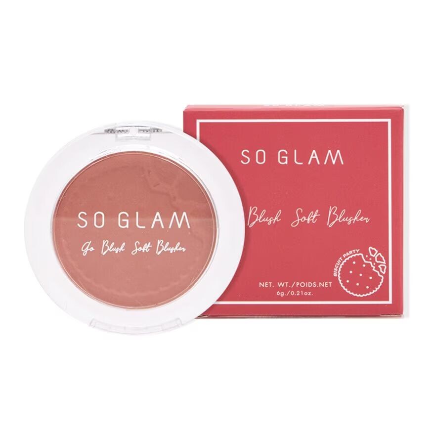 

So Glam Go Blush Мягкие румяна 6г. 09 Бисквит с миндальным молоком, Almond Milk Biscuit